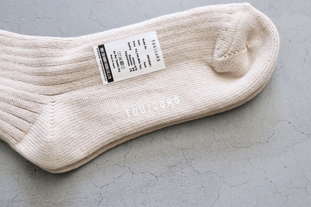 ��WOMEN'S��TOUJOURS�ʥȥ����塼�ˡ�FINE COTTON RIB SOCKS"
