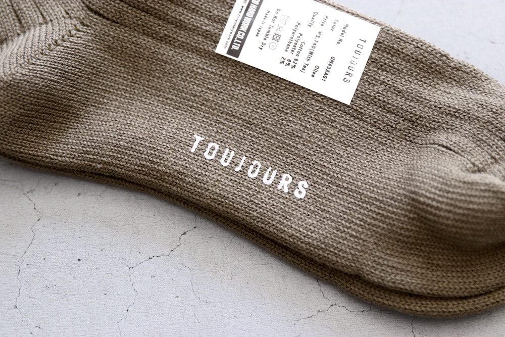 ��WOMEN'S��TOUJOURS�ʥȥ����塼�ˡ�FINE COTTON RIB SOCKS"