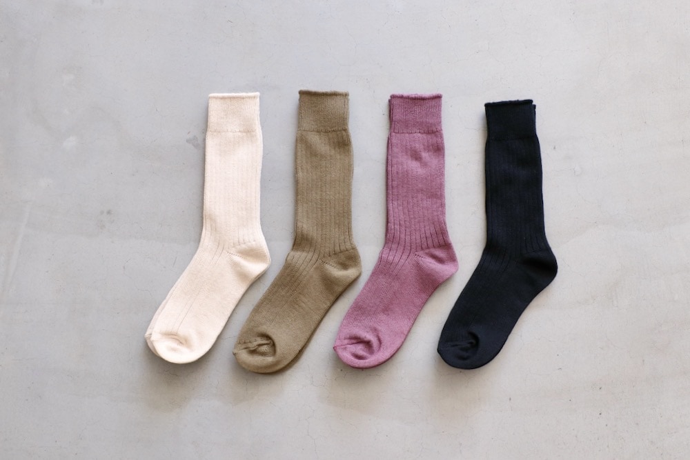 ��WOMEN'S��TOUJOURS�ʥȥ����塼�ˡ�FINE COTTON RIB SOCKS"