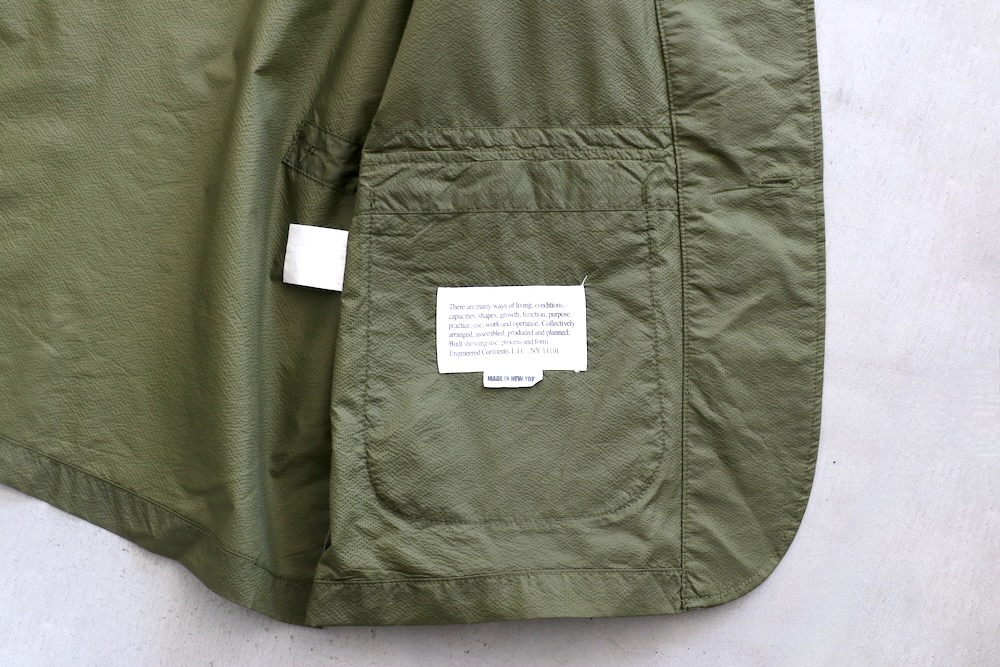 Engineered Garments (󥸥˥ɥ) "Loiter Jacket - Nylon Micro Ripstop"