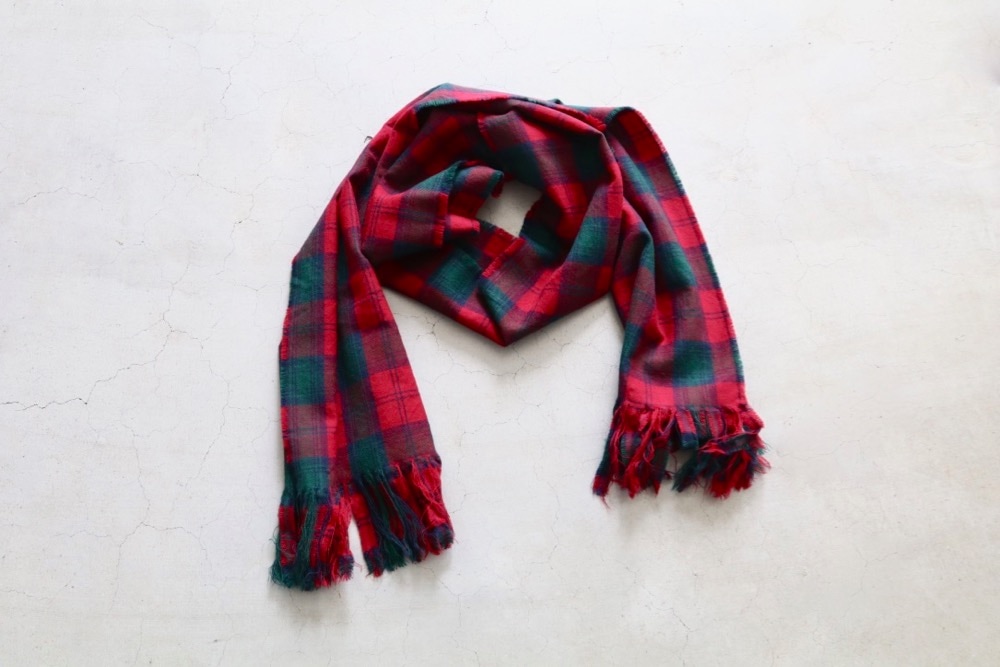 KIJIMA TAKAYUKI( 業) "PLAID SCARF"