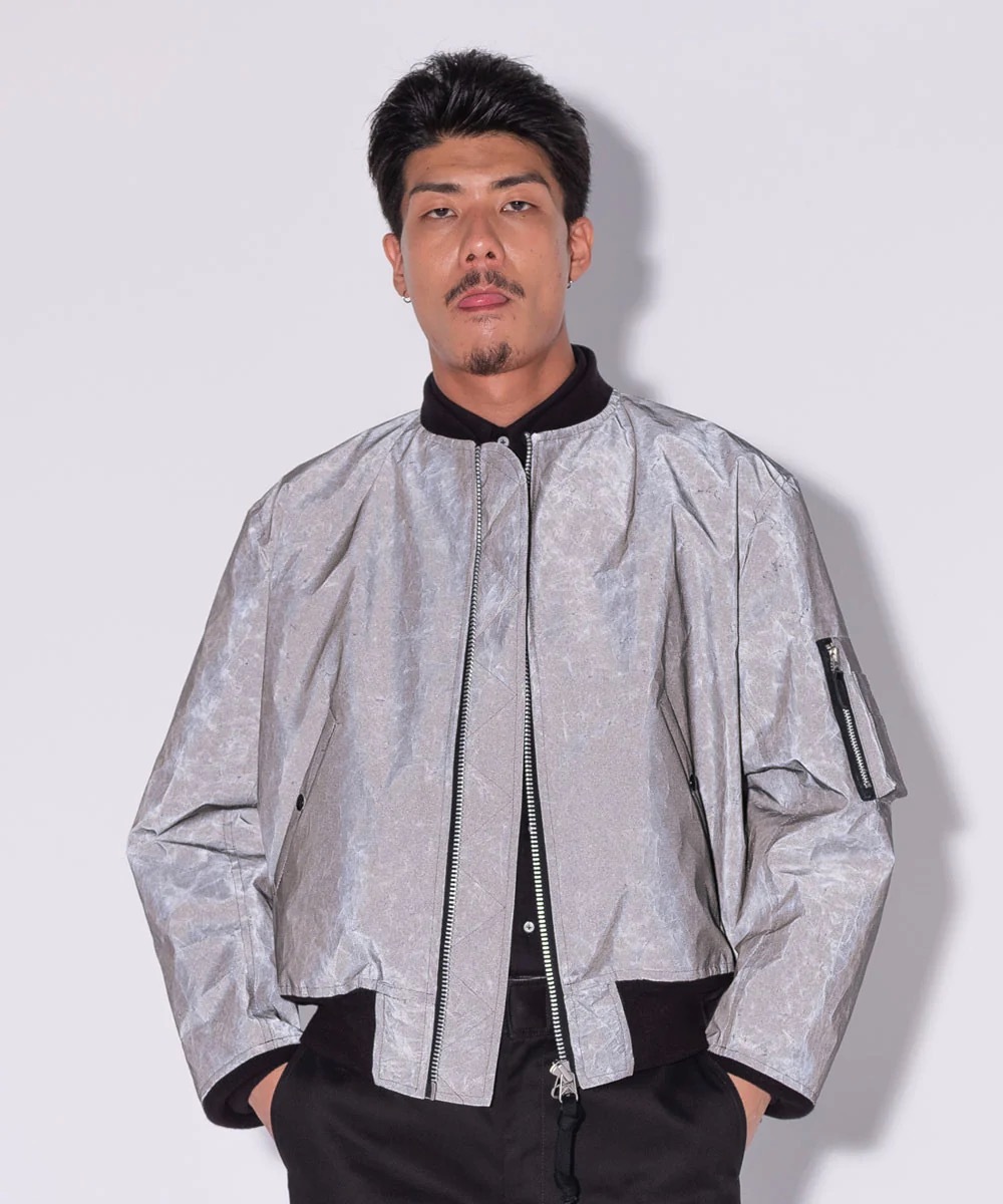 BEDWIN & THE HEARTBREAKERS�ʥ٥ɥ����󥢥�ɥ��ϡ��ȥ֥쥤��������"REFLECTIVE TYPE MA-1 JACKET "DUFFY""