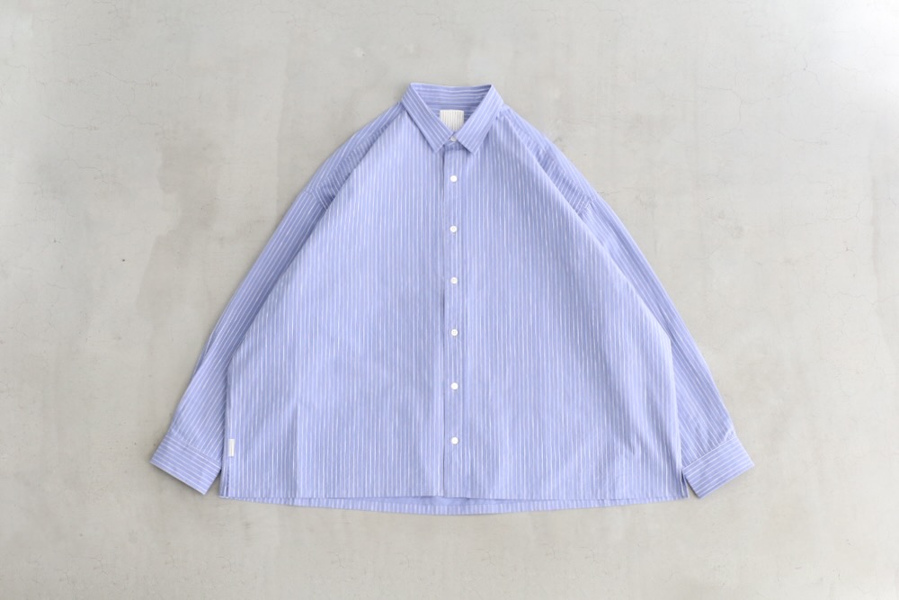 S.F.C(�������ե���) "COTTON STRIPE SLIT SHIRT"