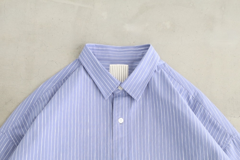 S.F.C(�������ե���) "COTTON STRIPE SLIT SHIRT"