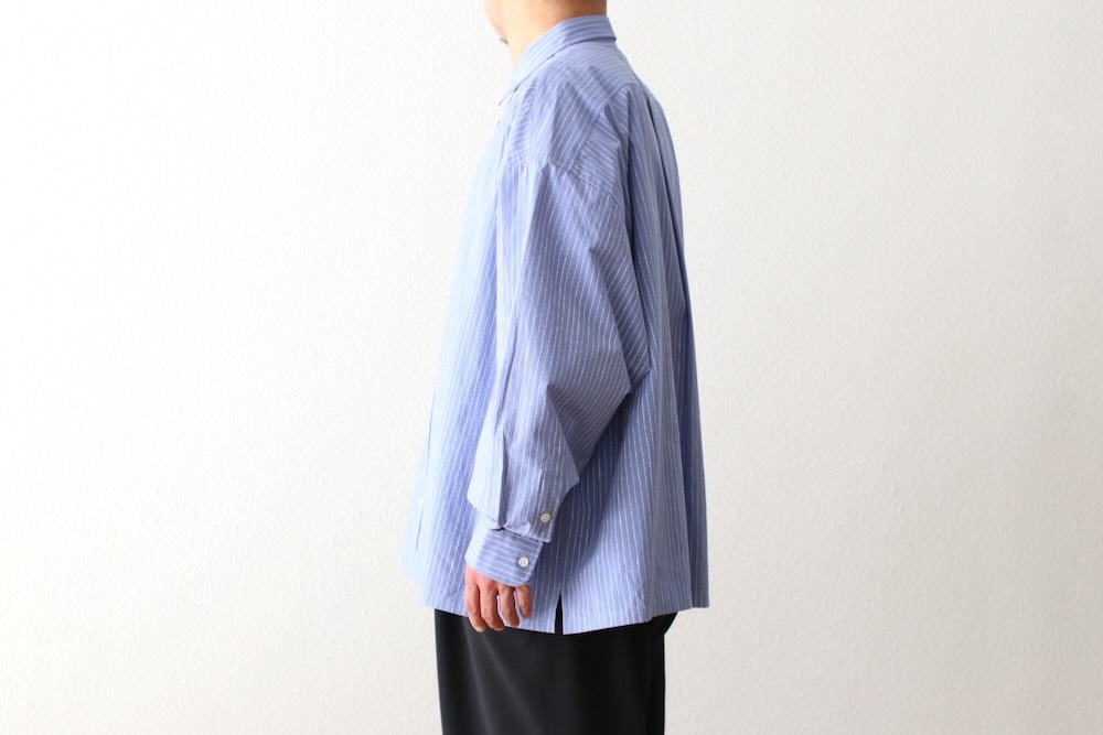 S.F.C(�������ե���) "COTTON STRIPE SLIT SHIRT"