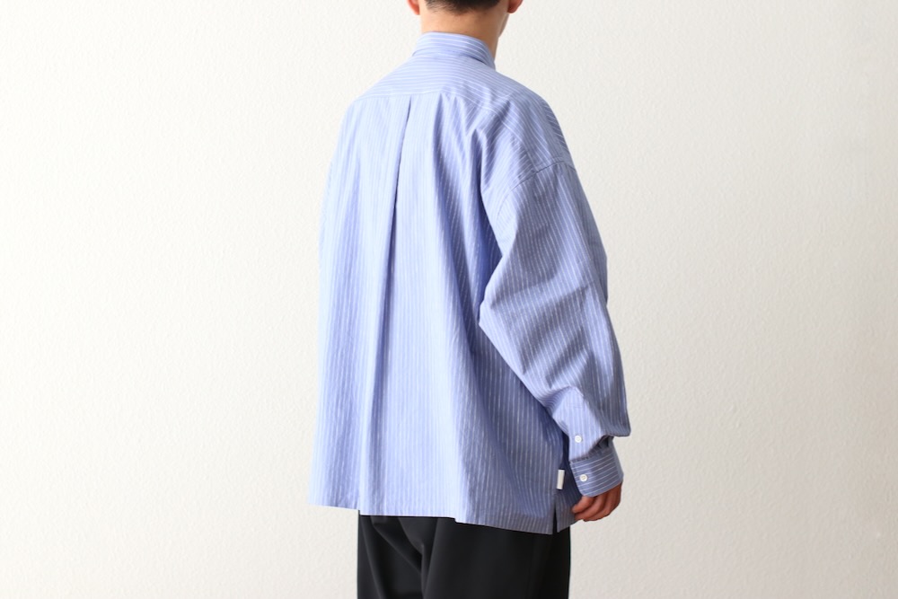 S.F.C(�������ե���) "COTTON STRIPE SLIT SHIRT"