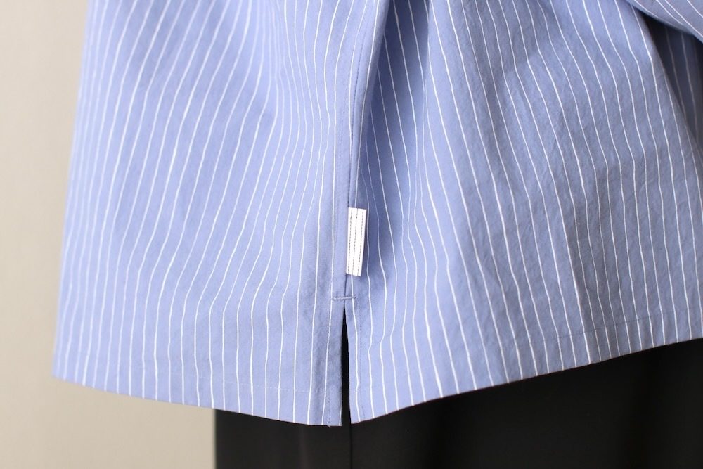 S.F.C(�������ե���) "COTTON STRIPE SLIT SHIRT"