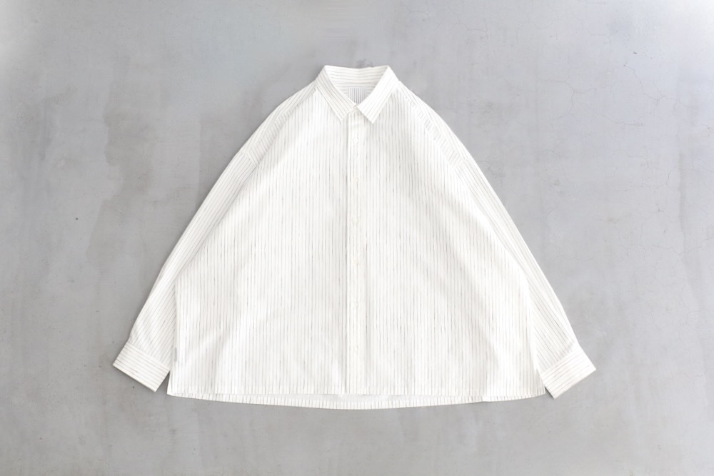 S.F.C(�������ե���) "COTTON STRIPE SLIT SHIRT"