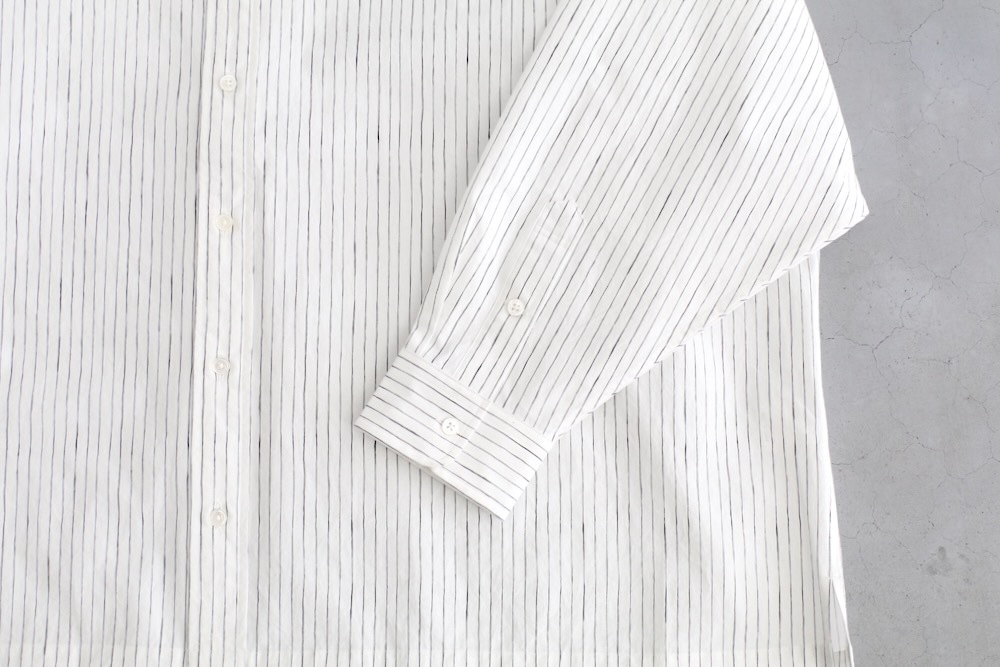 S.F.C(�������ե���) "COTTON STRIPE SLIT SHIRT"