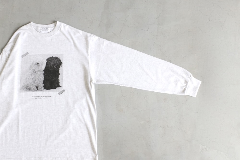 POET MEETS DUBWISE(�ݥ��ȥߡ��ĥ��֥磻��) "TWO DOGS L/S T-shirt"