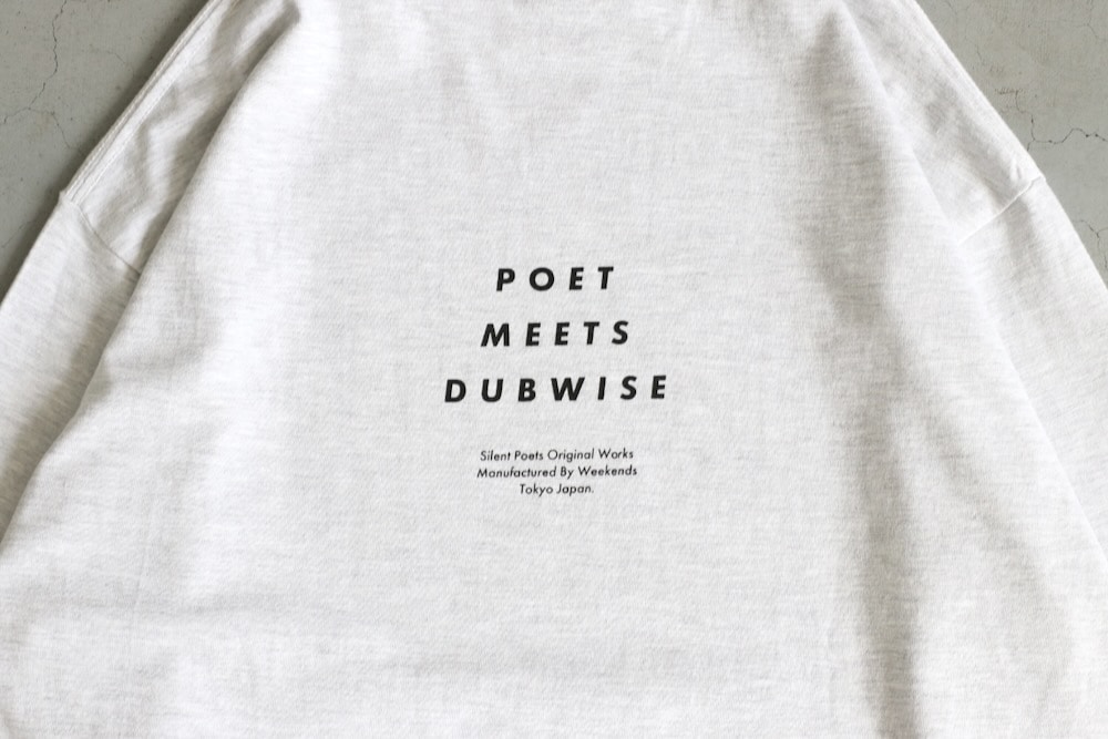 POET MEETS DUBWISE(�ݥ��ȥߡ��ĥ��֥磻��) "TWO DOGS L/S T-shirt"