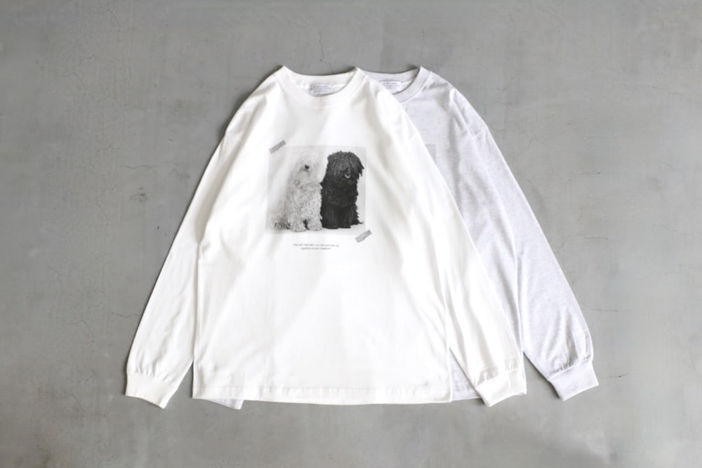 POET MEETS DUBWISE(�ݥ��ȥߡ��ĥ��֥磻��) "TWO DOGS L/S T-shirt"