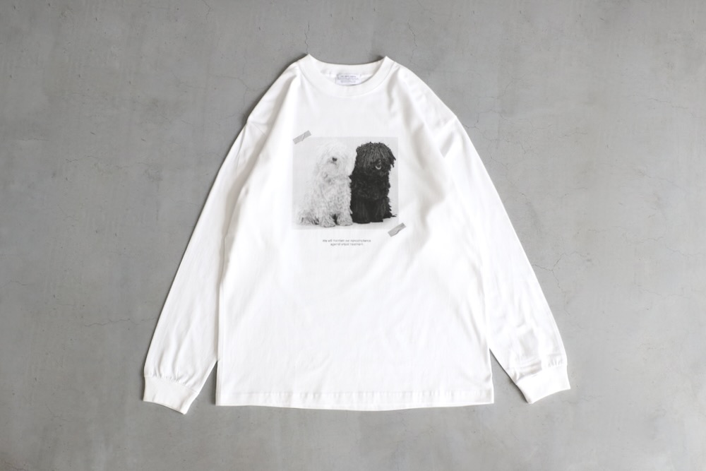 POET MEETS DUBWISE(�ݥ��ȥߡ��ĥ��֥磻��) "TWO DOGS L/S T-shirt"