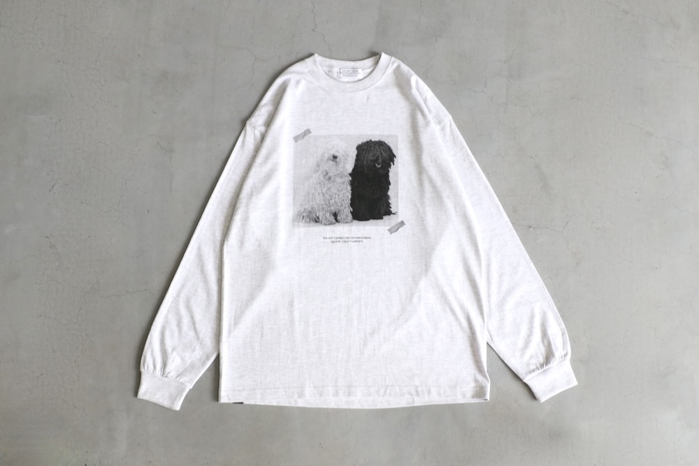 POET MEETS DUBWISE(�ݥ��ȥߡ��ĥ��֥磻��) "TWO DOGS L/S T-shirt"