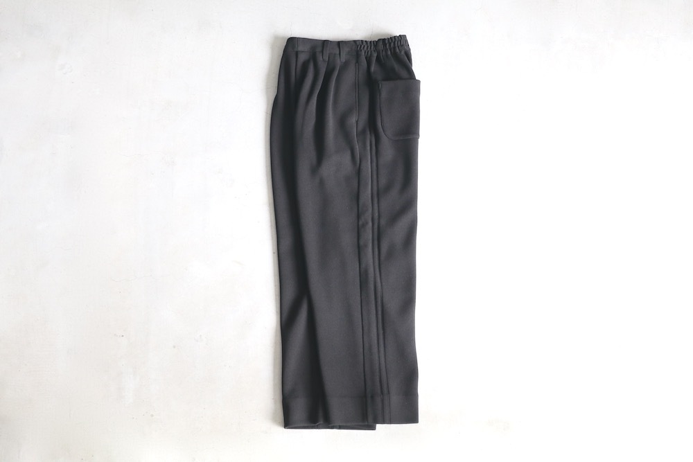 ssstein(奿) "HIGH STRETCH KNIT WIDE TROUSERS"