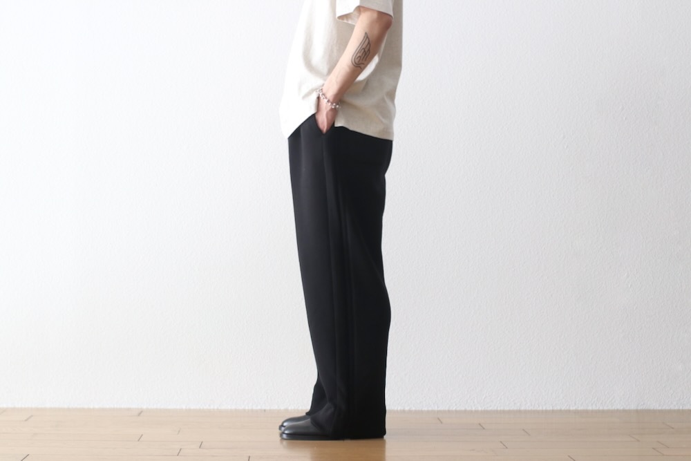 stein(奿) "HIGH STRETCH KNIT WIDE TROUSERS"