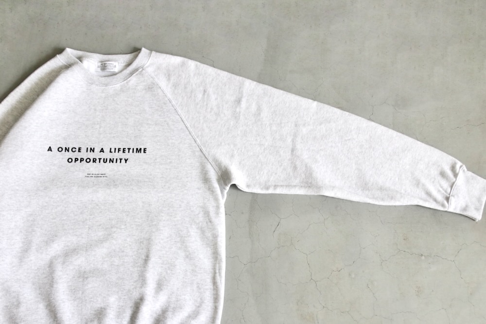 POET MEETS DUBWISE(ݥȥߡĥ֥磻) "LIFETIME Raglan Sleeve Sweat"