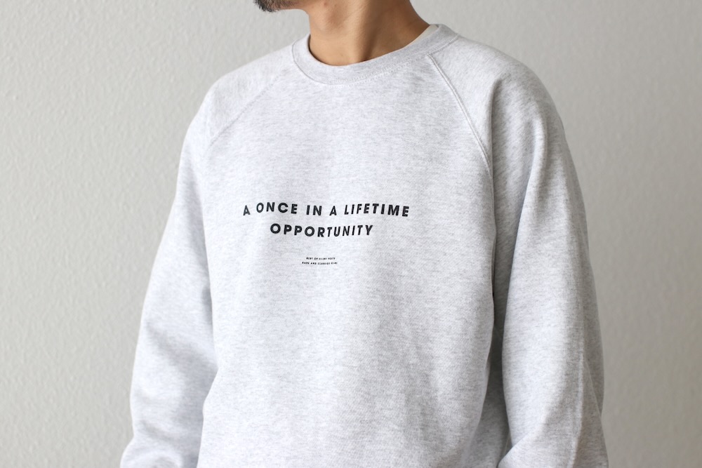 POET MEETS DUBWISE(ݥȥߡĥ֥磻) "LIFETIME Raglan Sleeve Sweat"