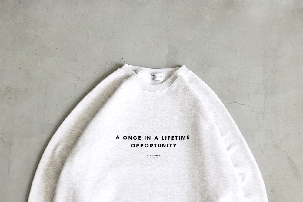 POET MEETS DUBWISE(ݥȥߡĥ֥磻) "LIFETIME Raglan Sleeve Sweat"