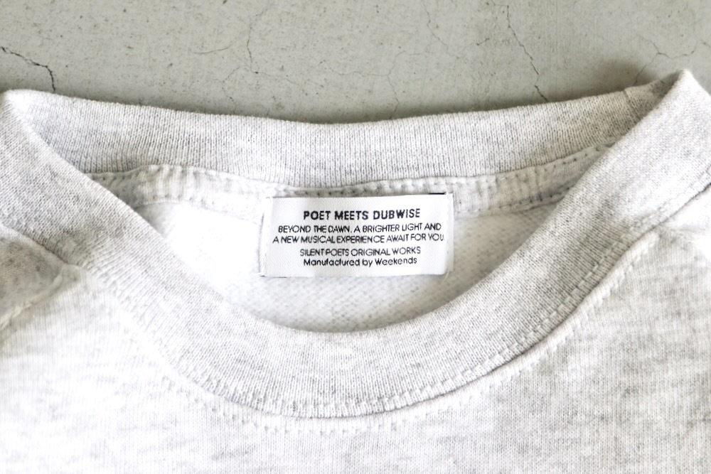 POET MEETS DUBWISE(ݥȥߡĥ֥磻) "LIFETIME Raglan Sleeve Sweat"