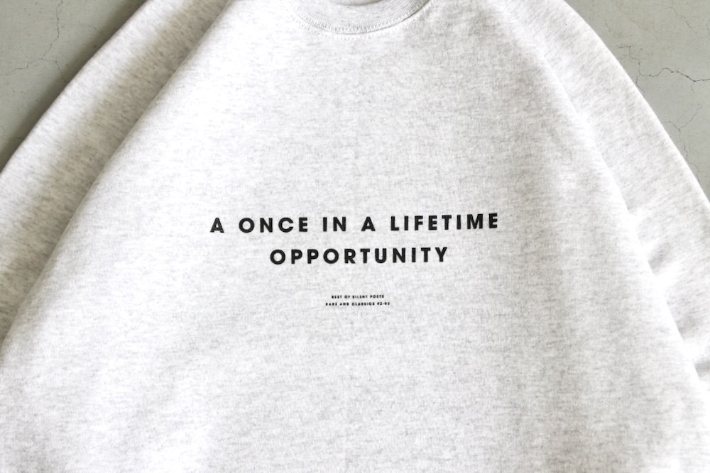 POET MEETS DUBWISE(ݥȥߡĥ֥磻) "LIFETIME Raglan Sleeve Sweat"