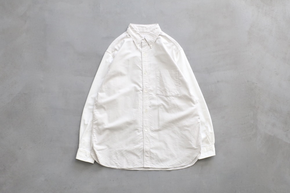 nanamica(�ʥʥߥ�) "Button Down Stripe Storm Shirt"