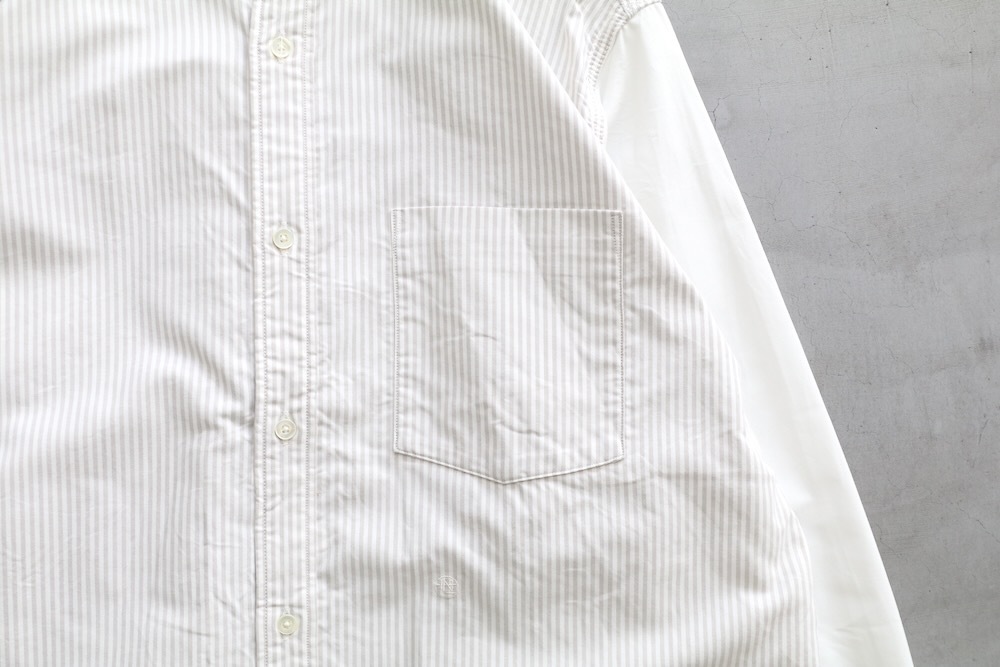 nanamica(�ʥʥߥ�) "Button Down Stripe Storm Shirt"