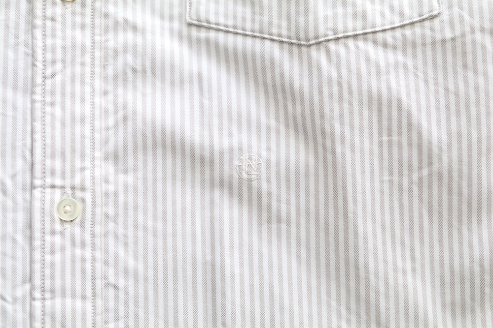 nanamica(�ʥʥߥ�) "Button Down Stripe Storm Shirt"