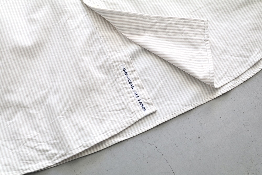 nanamica(�ʥʥߥ�) "Button Down Stripe Storm Shirt"
