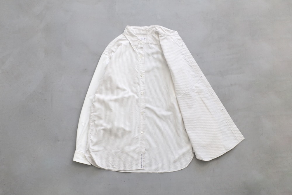 nanamica(�ʥʥߥ�) "Button Down Stripe Storm Shirt"