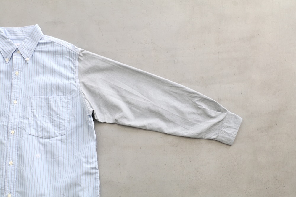 nanamica(�ʥʥߥ�) "Button Down Stripe Storm Shirt"