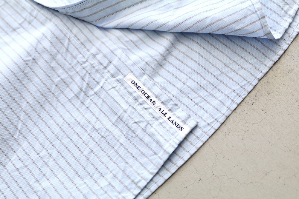 nanamica(�ʥʥߥ�) "Button Down Stripe Storm Shirt"