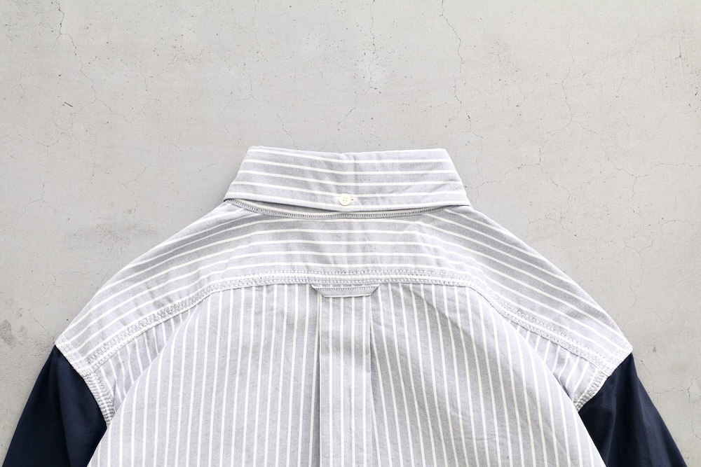 nanamica(�ʥʥߥ�) "Button Down Stripe Storm Shirt"