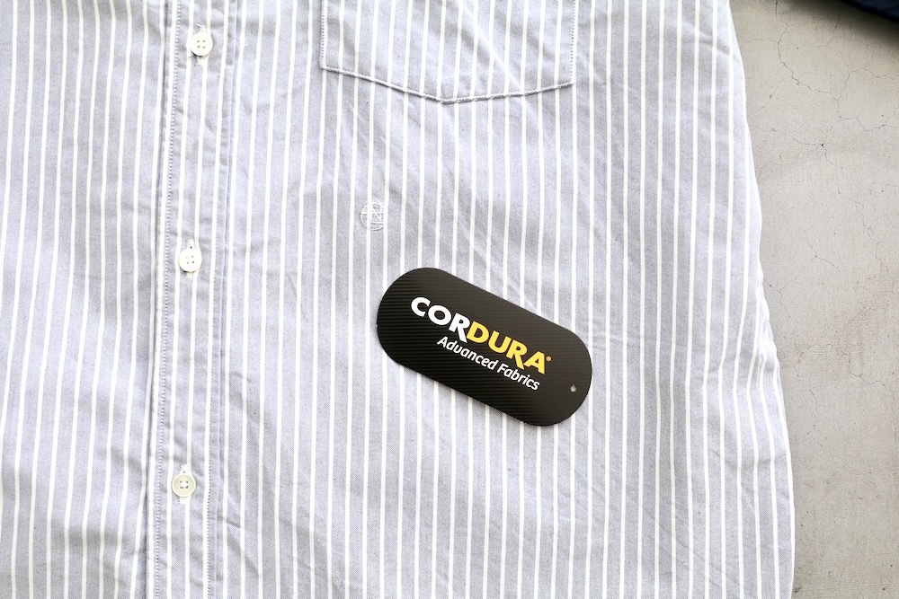 nanamica(�ʥʥߥ�) "Button Down Stripe Storm Shirt"