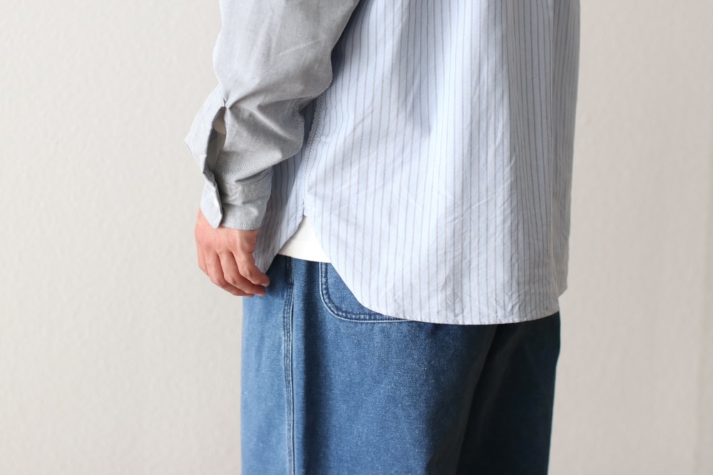 nanamica(�ʥʥߥ�) "Button Down Stripe Storm Shirt"
