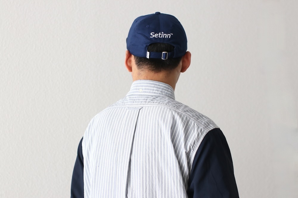 nanamica(�ʥʥߥ�) "Button Down Stripe Storm Shirt"