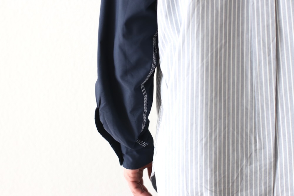 nanamica(�ʥʥߥ�) "Button Down Stripe Storm Shirt"