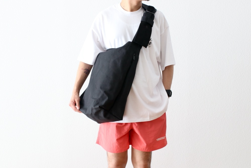 yorozu ヨロズ タスキショルダー 1番 ナイロン ブラック yorozu - コーテック タスキショルダー1 / ナイロン