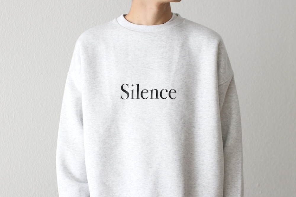 POET MEETS DUBWISE / SILENCE Oversized Sweat 裏起毛オーバー