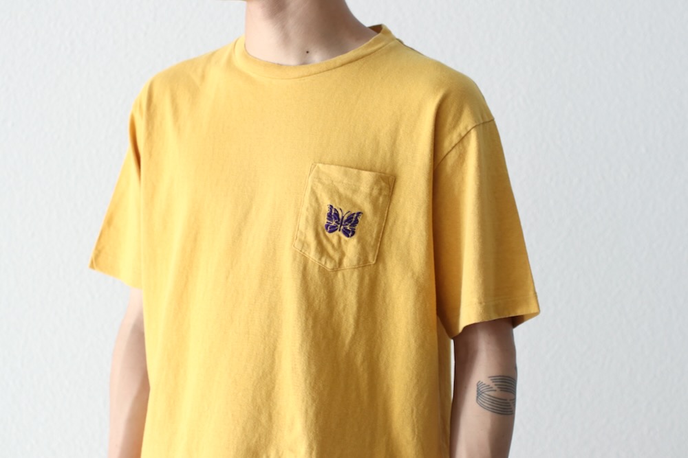 Needles(�ˡ��ɥ륺) "S/S Papillon Emb. Pocket Tee - Cotton Jersey"