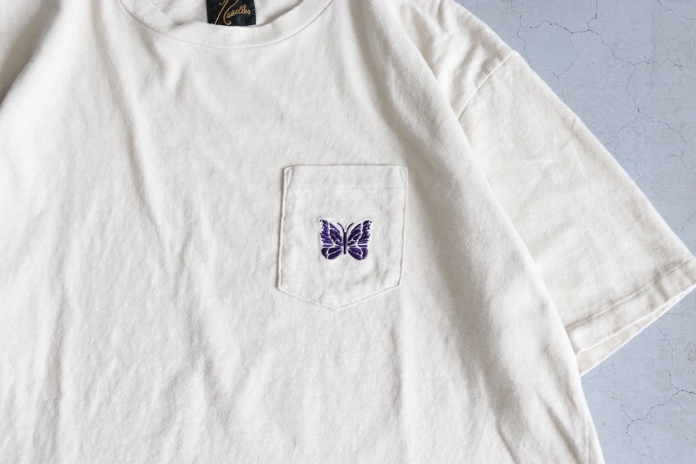 Needles(�ˡ��ɥ륺) "S/S Papillon Emb. Pocket Tee - Cotton Jersey"