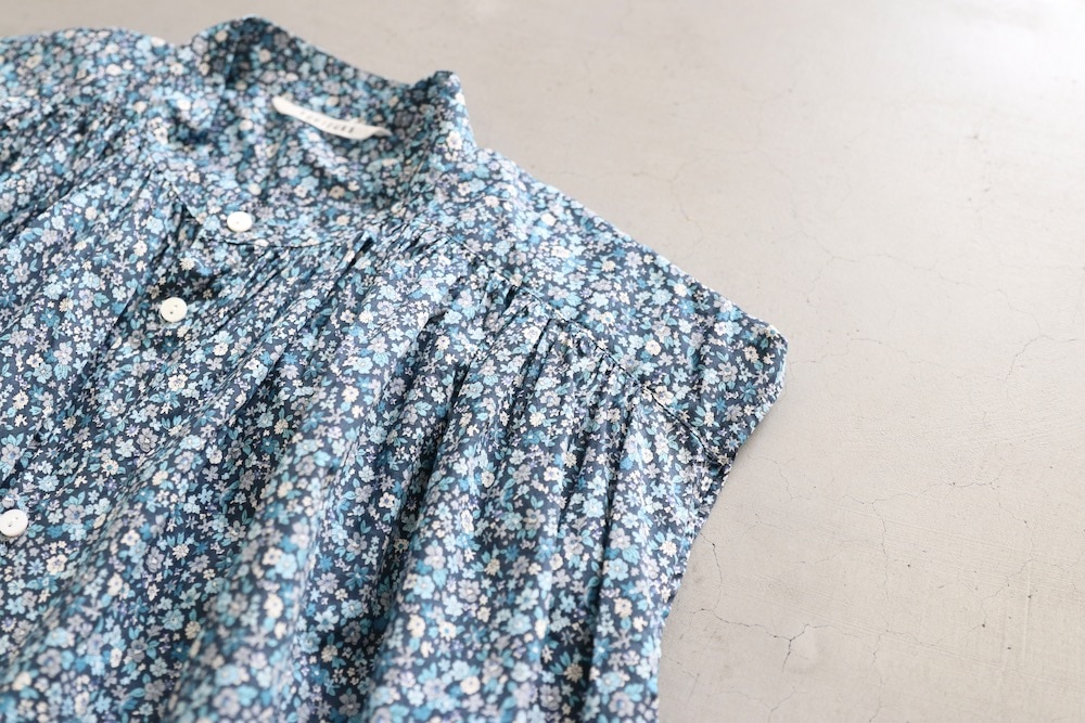 WOMEN'S】TOUJOURS（トゥジュー）“Pleated Sleeveless Long Shirt