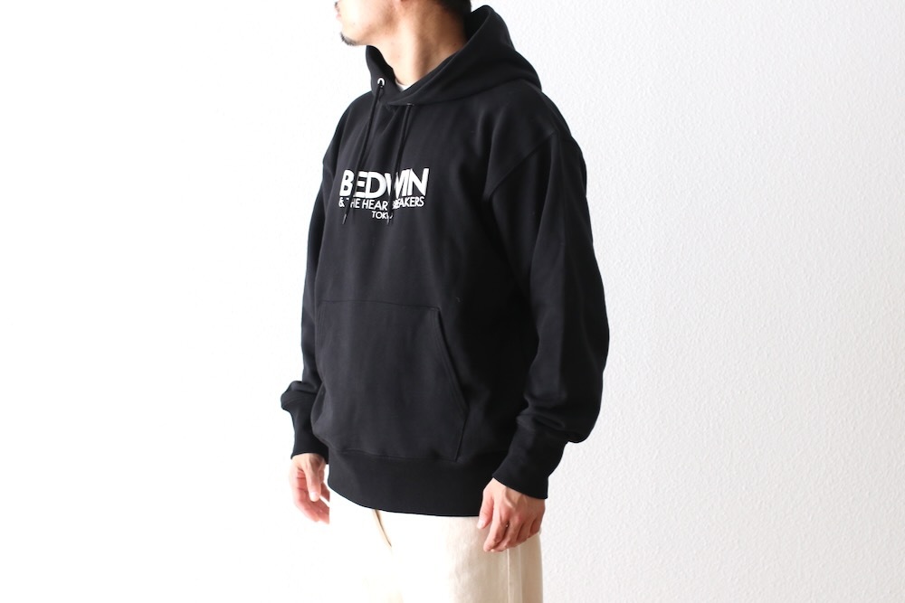 BEDWIN & THE HEARTBREAKERS�ʥ٥ɥ����󥢥�ɥ��ϡ��ȥ֥쥤��������"L/S PRINTED HOODIE "RIDLEY""