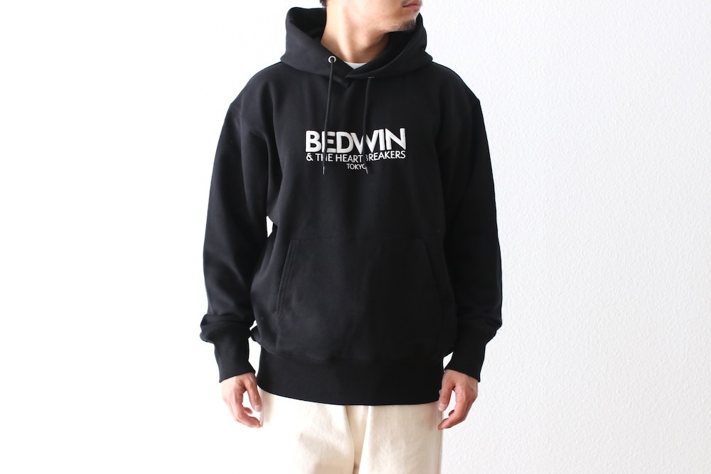 BEDWIN & THE HEARTBREAKERS�ʥ٥ɥ����󥢥�ɥ��ϡ��ȥ֥쥤��������"L/S PRINTED HOODIE "RIDLEY""