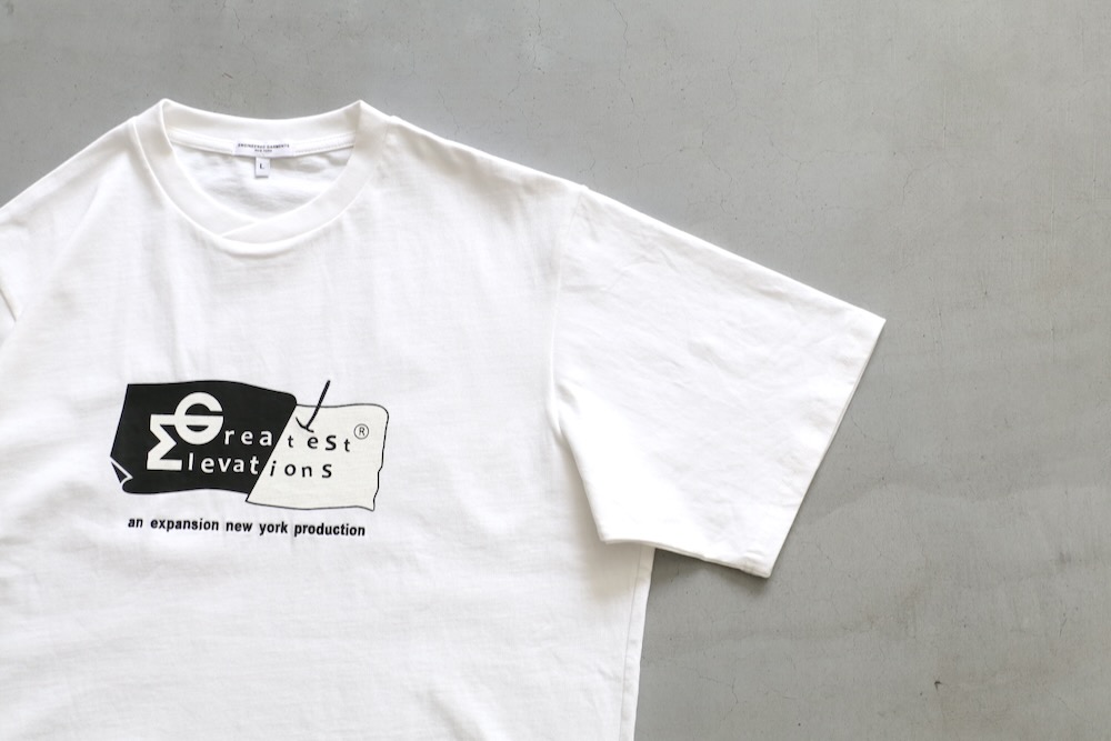 ��limited��Engineered Garments �� EXPANSION NY (���󥸥˥����ɥ������� �� �������ѥ󥷥�� �˥塼�衼��) ��EG x EXP GREATEST ELEVATIONS TEE��