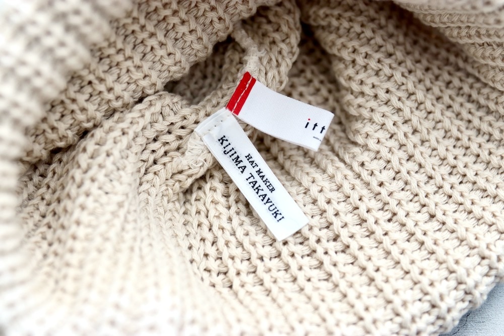 ��limited��itten. �� KIJIMA TAKAYUKI (���åƥ�ߥ����� �����業) "Cotton Knit Cap 007"