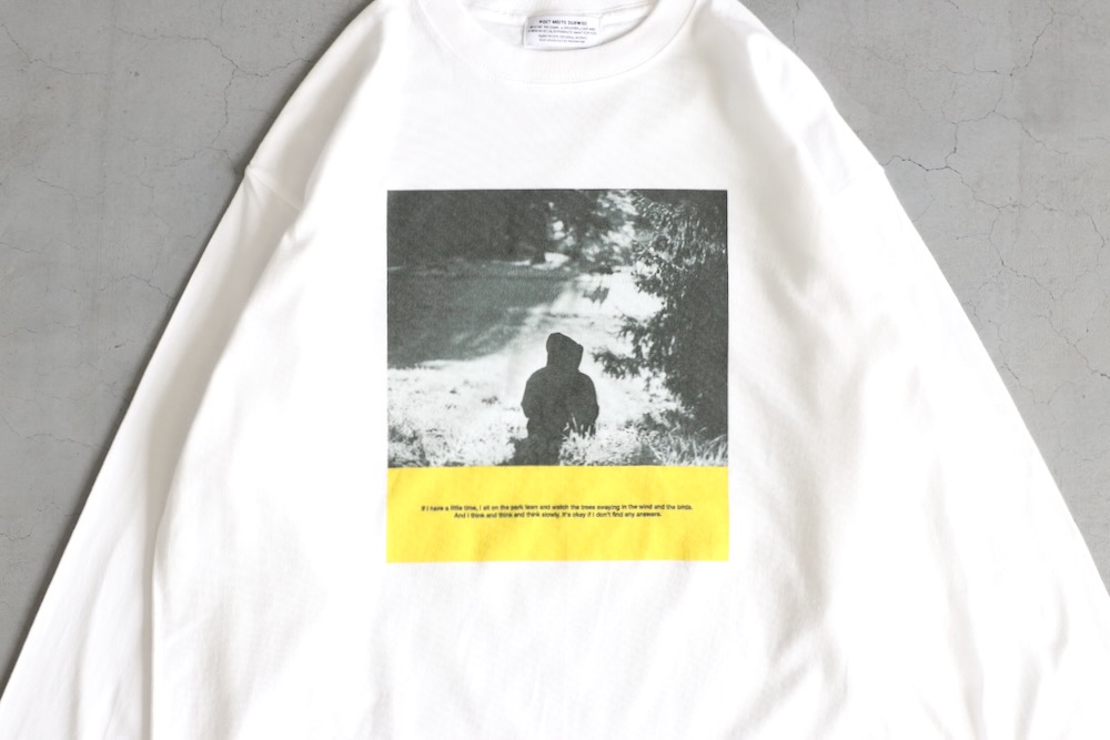 POET MEETS DUBWISE(�ݥ��ȥߡ��ĥ��֥磻��) "THINK SLOWLY L/S T-shirt"