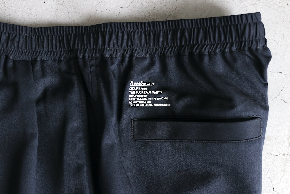 FreshService(�ե�å��奵���ӥ�) "COOLFIBER TWO TUCK EASY PANTS"