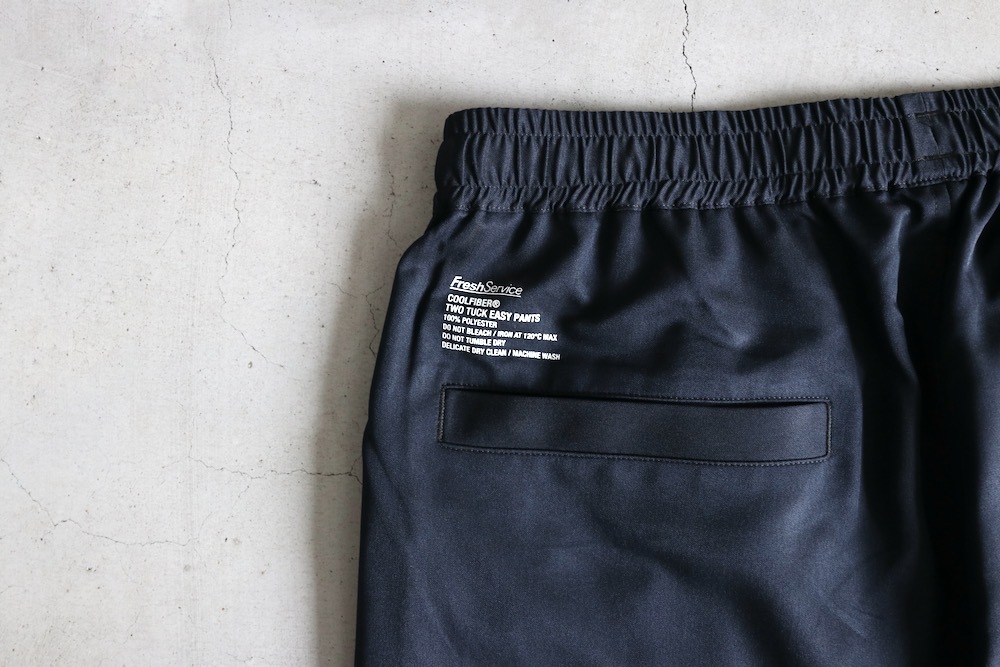 FreshService(�ե�å��奵���ӥ�) "COOLFIBER TWO TUCK EASY PANTS"