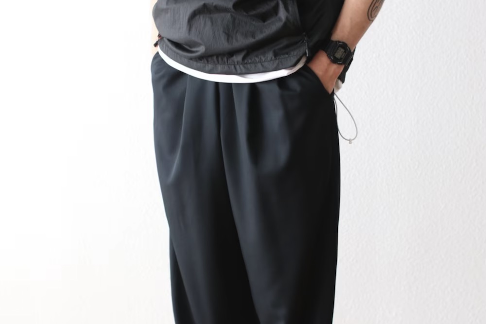FreshService(�ե�å��奵���ӥ�) "COOLFIBER TWO TUCK EASY PANTS"